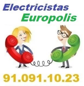 Telefono de la empresa electricistas Europolis